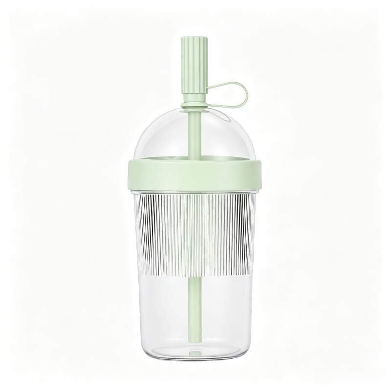 TEMU 1pc Portable Travel Cup, Reusable Hot And Cold Dual Drinks, Portable Cup, Fashionable And Practical Water Cup, Home Office Outdoor Sports Water