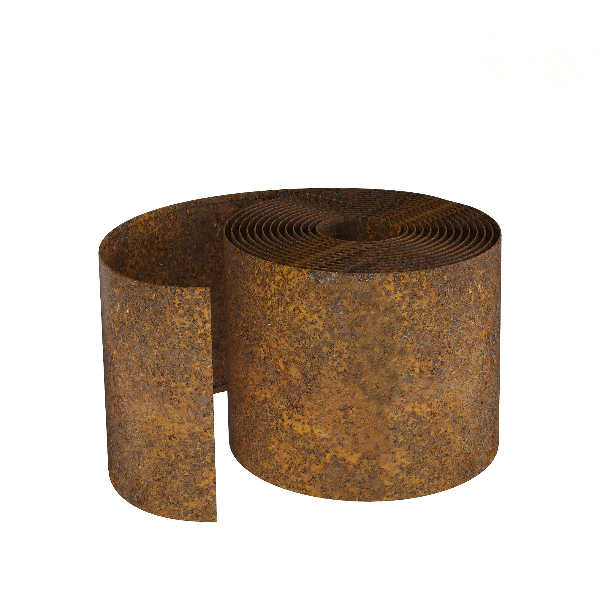 TEMU ��2D Piatto�� Bordura per Prato in Metallo Flessibile, Perimetro Giardino, Recinzione Decorativa, Utilizzata per Aiuole e Design Paesaggistico,