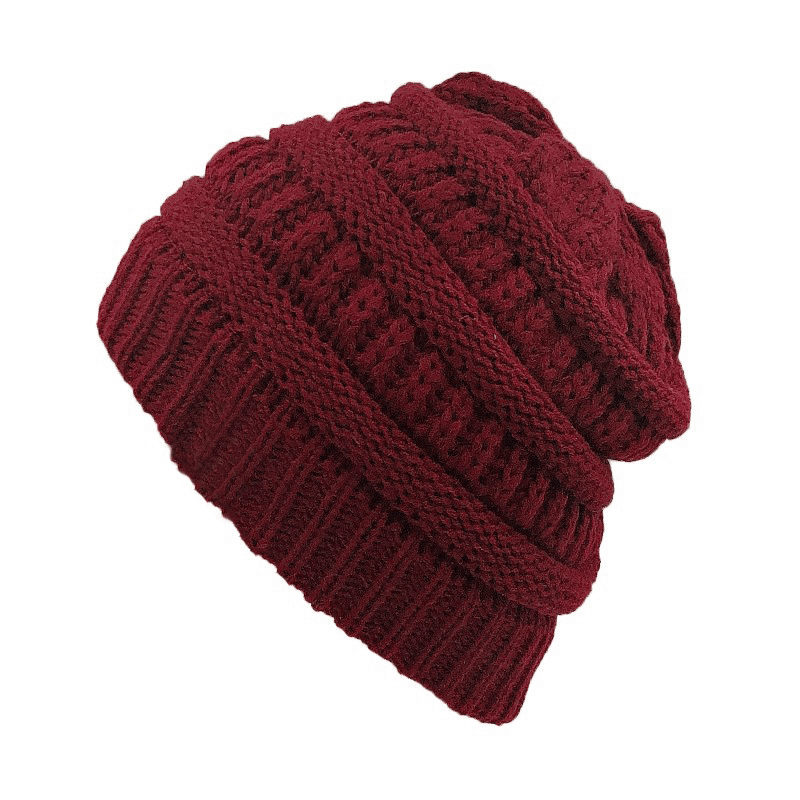 Unisex Solid Color Y2K Style Beanie Hat