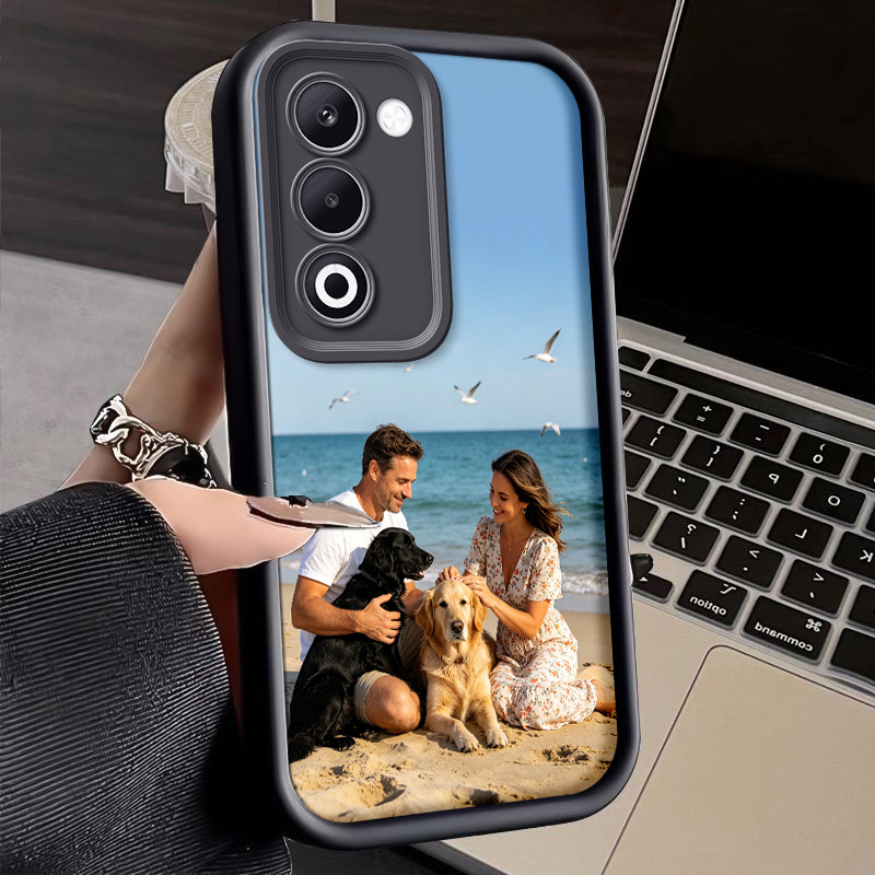 TEMU Phone Case - Personalized Diy Custom Phone Cases, Suitable For Oppo A5, Anti-drop Tpu Phone Protection Case. Customized Birthday, Couple, Family