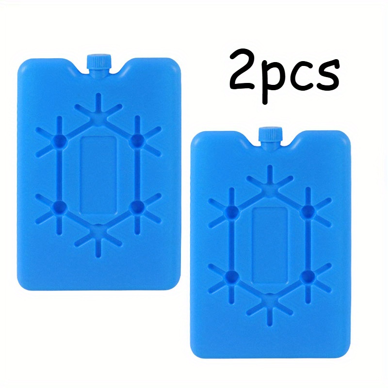 2pcs Ice Packs For Lunch Box - Reusable Ultra-thin Freezer Packs - Long-lasting Cool Packs For Coolers