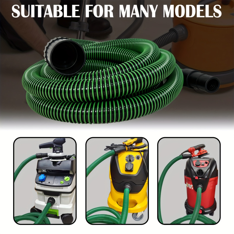 heavy-duty   hose with 5m/10m anti-static flexible corrugated design -   anti-  & kink-resistant durable plastic pipe for workshop, construction, woodworking dust collection - compatible with shop vac &  s 0