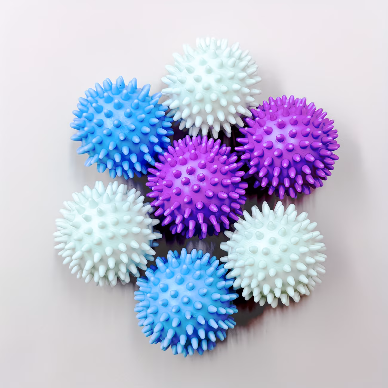 12pcs reusable magic laundry balls softener prevents removes dirt durable pvc assorted colors white blue purple safe for enhances water vortex for durable laundry balls assorted color balls durable laundry balls Product details 4