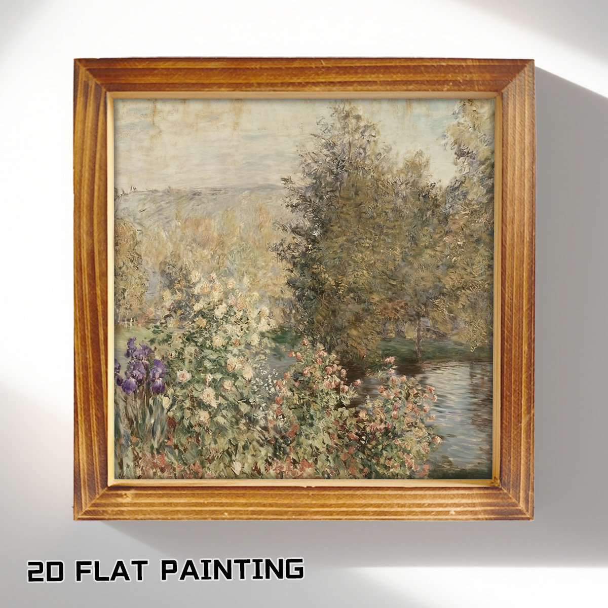 TEMU 1pc Decorative Painting, Ornament, 20cm/8 Inches, Framed, Art Painting, Artwork, Wall Decor, Home Decor, Wall Decoration, Wall Hanging, Plaque