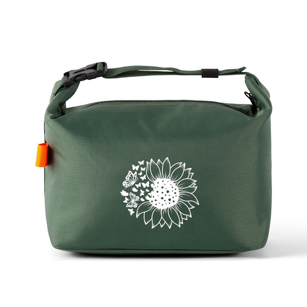 TEMU Chic And Easy Insulated Lunch Bag Designed For Office Employees, Spacious Handheld Lunch Container - Perfect For Outdoor Camping, Picnics,