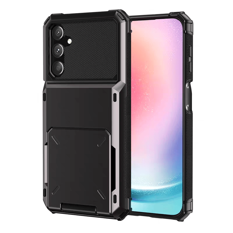 TEMU Phone Case: Business Card Plug-in Armor- Phone Case Is Suitable For Galaxy S25 Phone Case Galaxy S25 Mobile Phone Case.