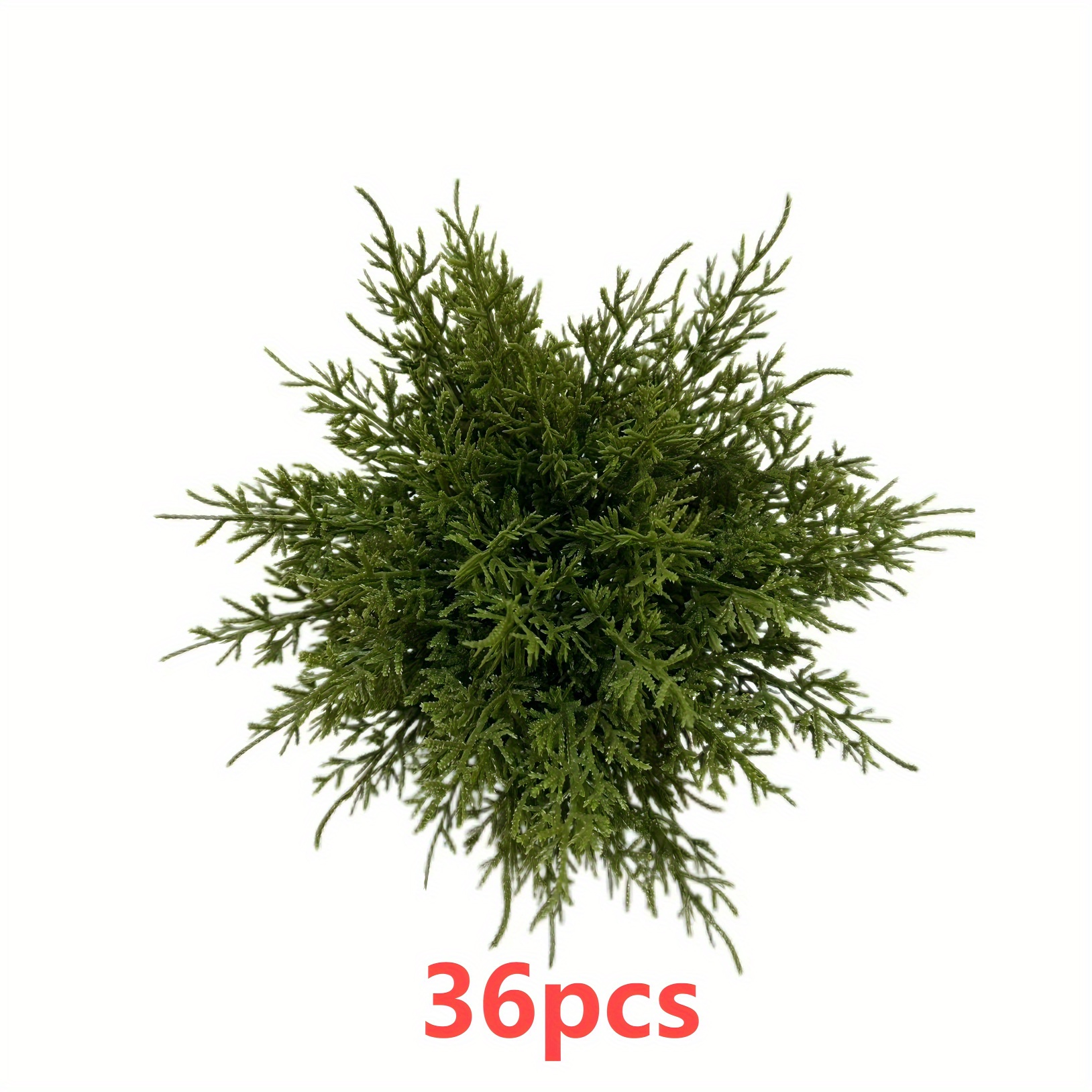 Image of 36pcs Of Realistic Cedar, With A True Touch, Perfect For Christmas, Halloween, And Holidays, Great For Party Decoration Ambiance, Recommended As Additions For Home Decor, Making It A