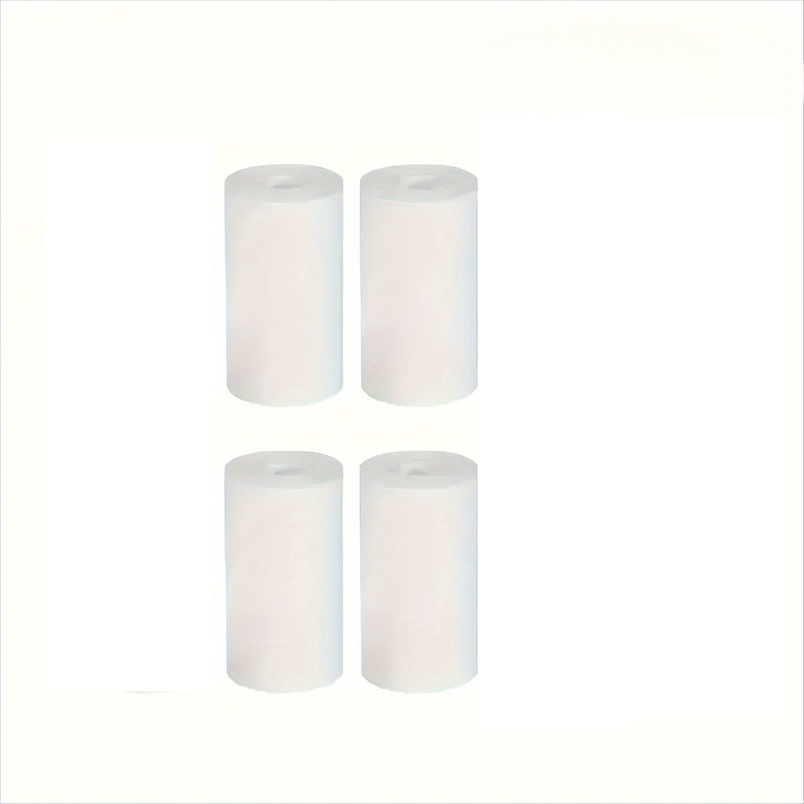 4 Rolls Mini White Thermal Paper, 57mm Wide, Suitable For Most Instant Mini Thermal Printers- Ideal For Office Use, Gift