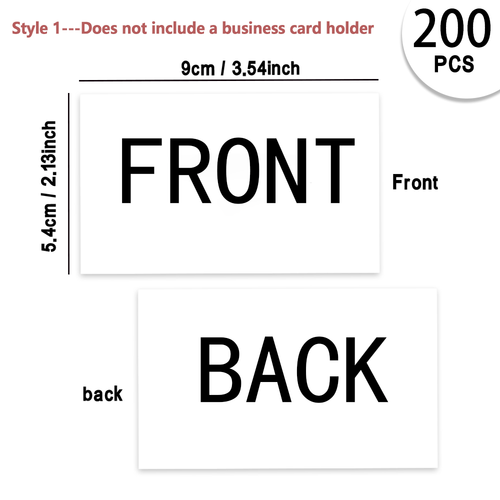 TEMU 200/500/1000pcs Custom Business Cards, Personalized Name Cards For Business, Office, Individuals, Companies, And , Custom Small Cards, Desktop