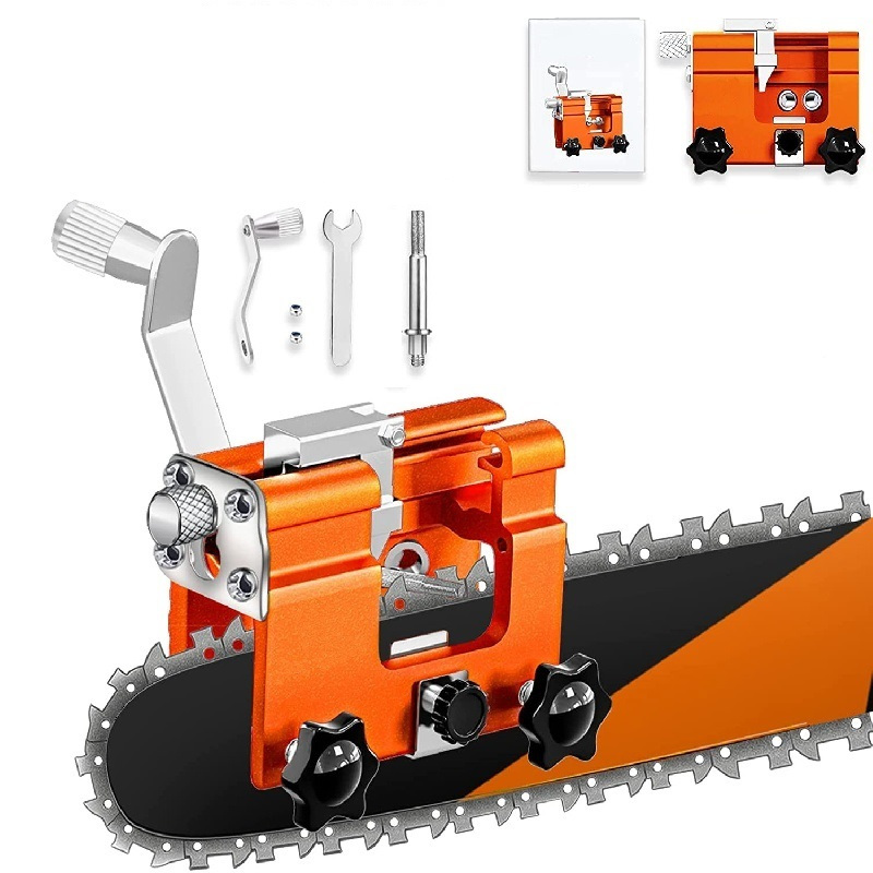 Temu – TEMU Versatile Chain Saw Sharpening Kit With Dual-headed Carbide Grinders- Fits 4″ To 22″ Saws, Compatible With Manual& Electric Tools
