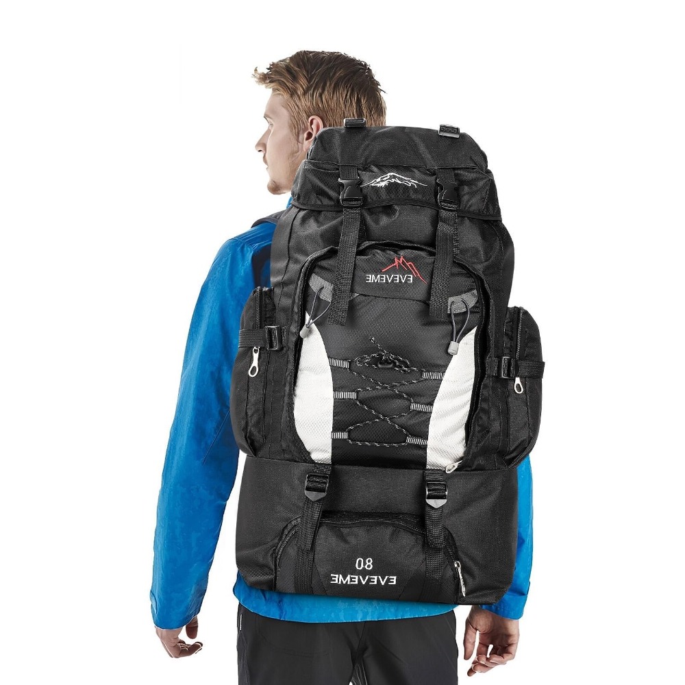 80l Large Capacity Lightweight Hiking Backpack Durable Outdoor Camping And Trekking Backpack For Hiking Exploration