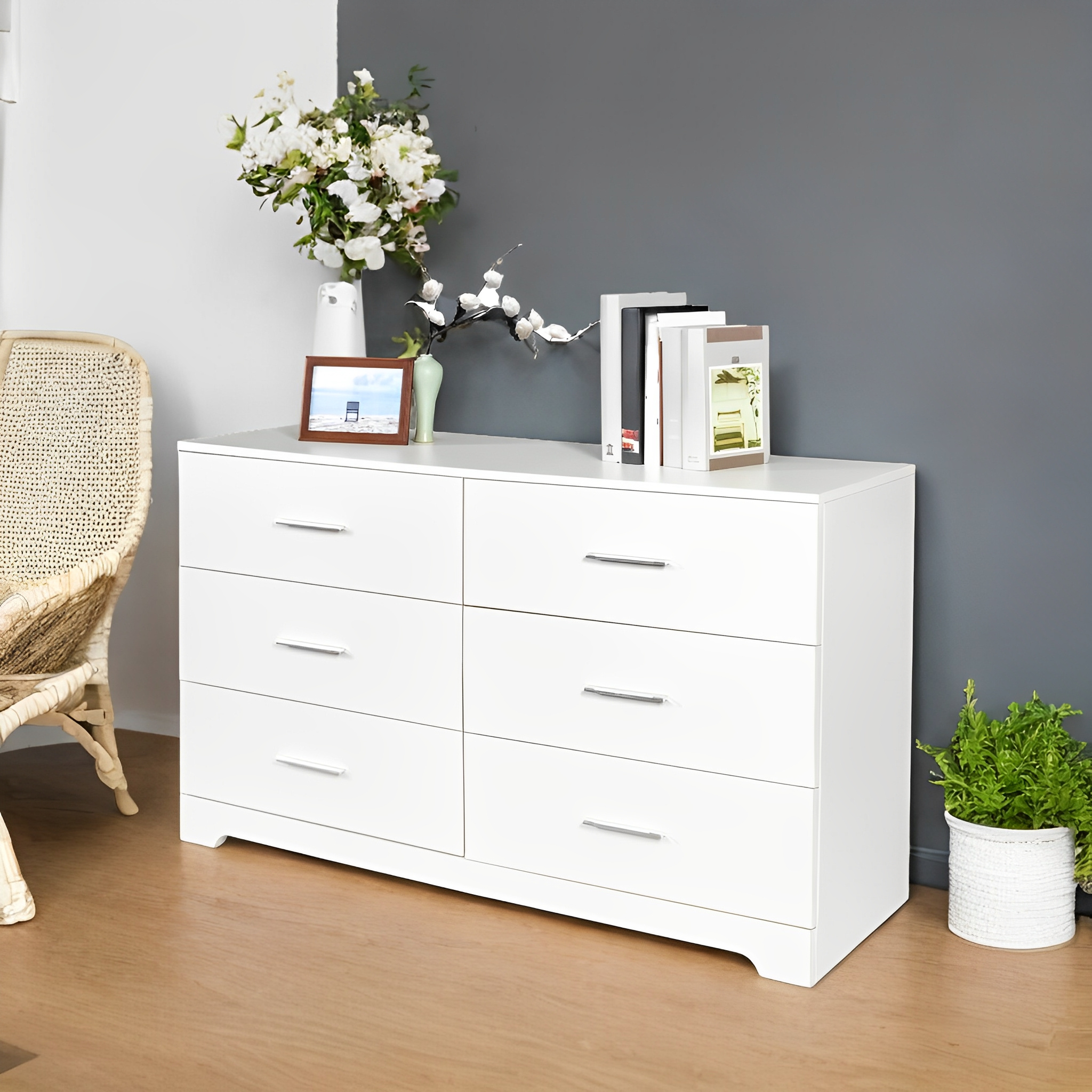 modern dresser 6 8 deep drawers storage chest - Temu