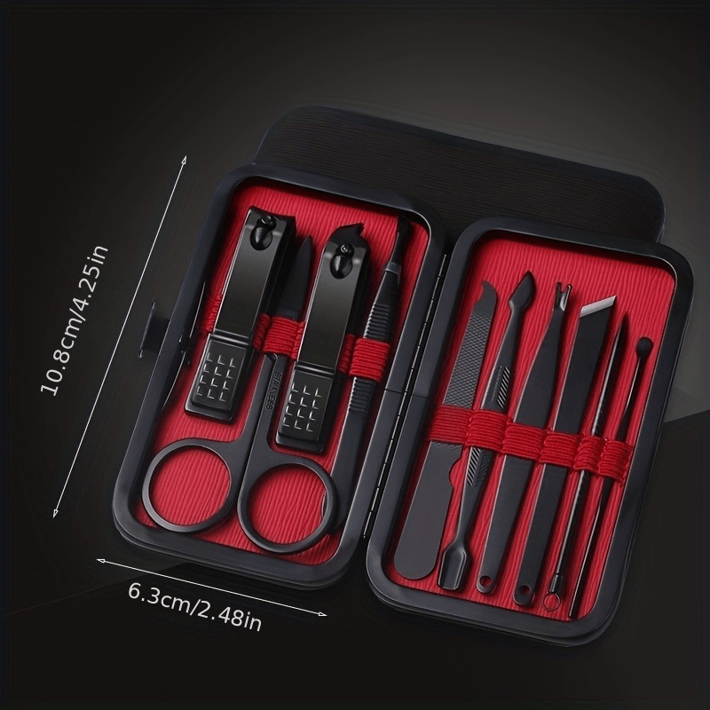 Ultra-Sharp Black Nail Clipper Set