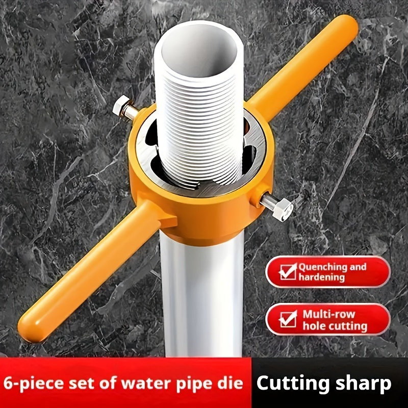 durable plastic pipe threading tool long grip design for easy handling water pipe tap gadget for threading details 4