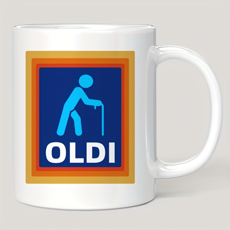 WishOf.Me - Lustige OLDI Keramik-Kaffeetasse für Opa & Väter