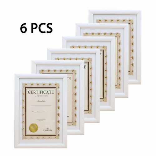set of 6 8x10 a4 8 5x11 frame photo frame commemorative photo frame graduation photo frame wedding photo frame decorative photo frame on the desktop or hung on the wall suitable for home and office decoration