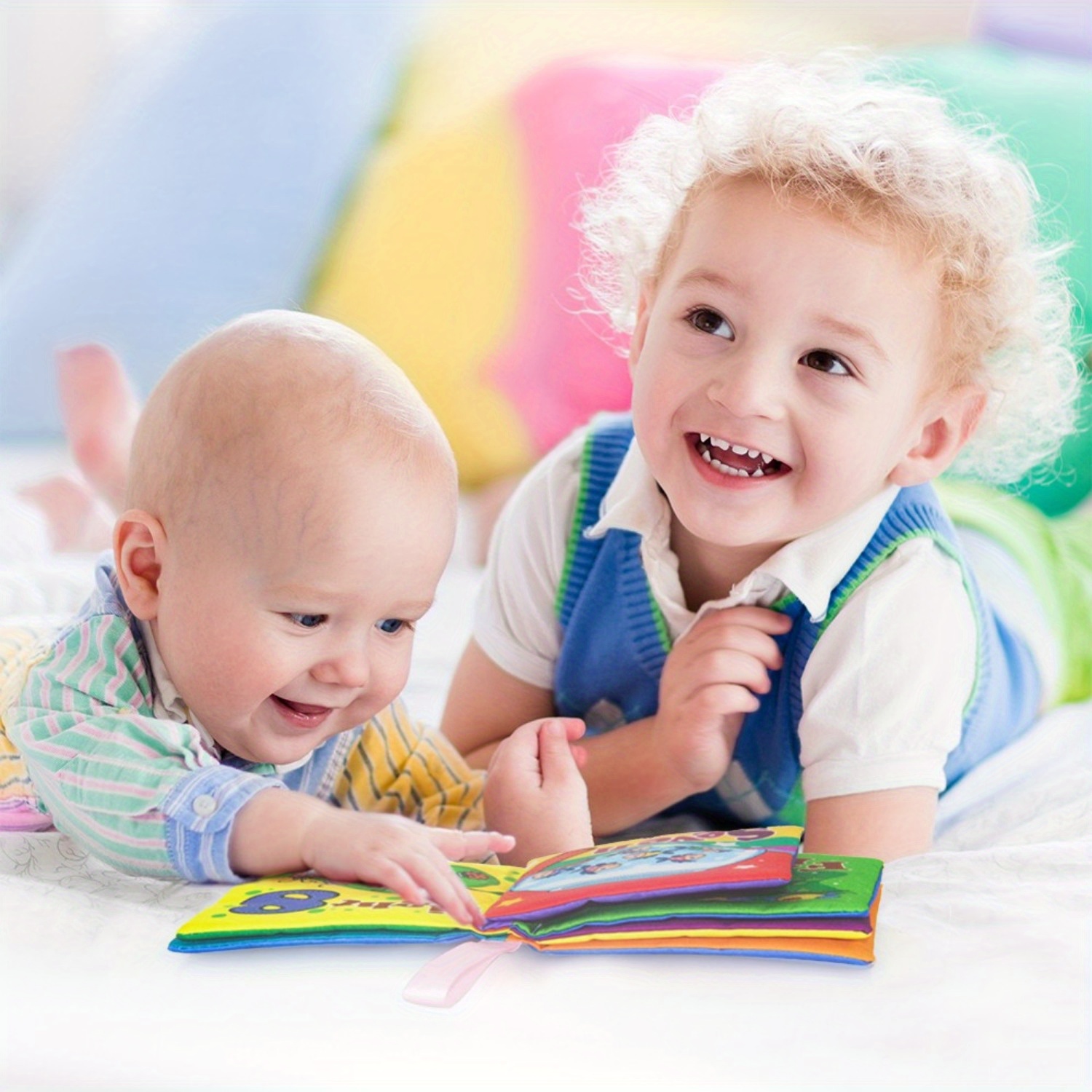 8PCS Baby Cloth Books