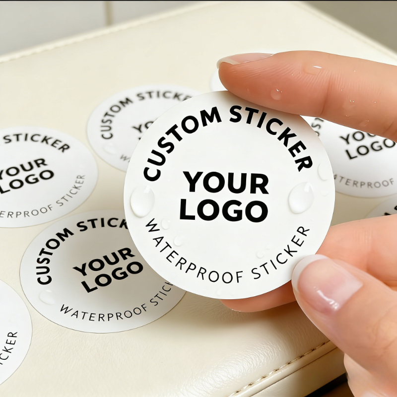 50 100pcs multi size 3 4 5 6 7 8cm personalized sticker labels self   label stickers suitable for   occasions supports custom   and labels custom logo stickers label stickers custom sticker   wedding party