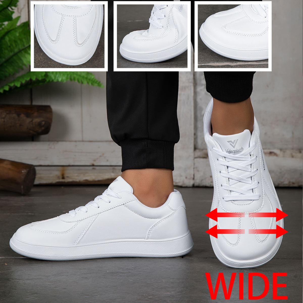 Men's & Unisex Wide Toe Box Sneakers - Minimalist Low-top Lace-up With Sole & Breathable Soft Upper, Non-slip Sole Suitable For Commuting, School,, - Lightweight Cushioned Footwear For , Fit