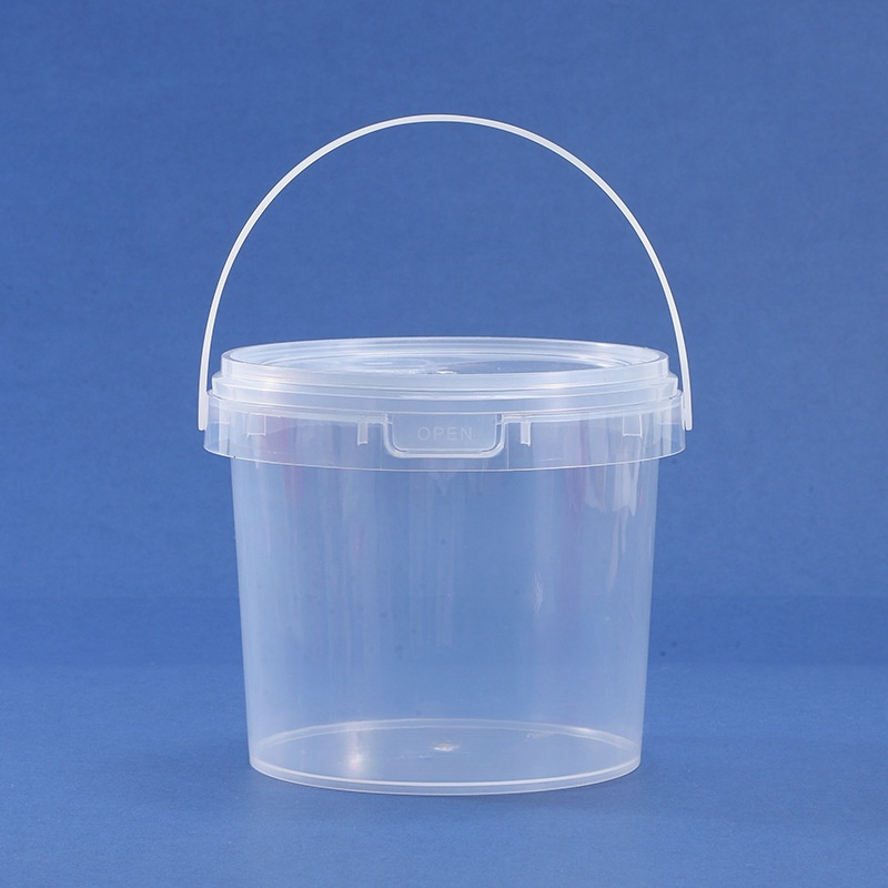 14pcs Clear Plastic Storage Bins with Lids and Handles, 50.73Oz