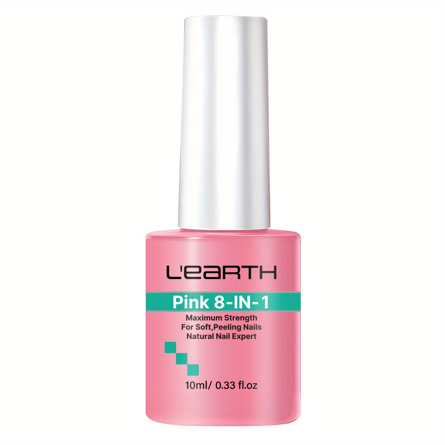 Image of Pink Nail Strengthener With Vitamin C And E - Fast-drying Nail Hardener For Fingernails And Toenails, And Moisturizes Nails And Cuticles, Daily Nail Care For Stronger Nails, Protects From Lacking