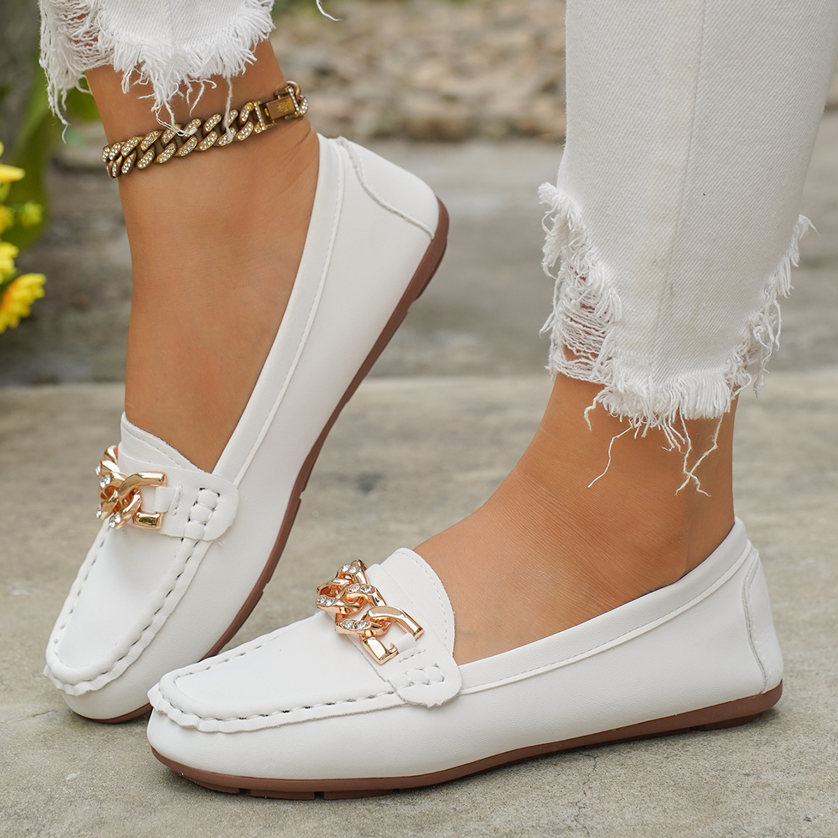 White Dress Shoes White And Gold Slippers Gold Dress Shoes For