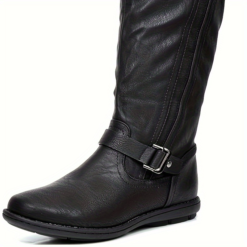 High Boots Wide Calf Winter Snow Boots Women's Wide Calf Knee High