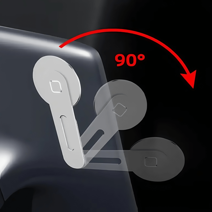 A Lightweight And Portable Magnetic Phone Stand, Compatible with All Phone Models, Rotatable, Waterproof And Rustproof, Adjustable Side Mount for Monitors, Designed for Laptop Expansion.
