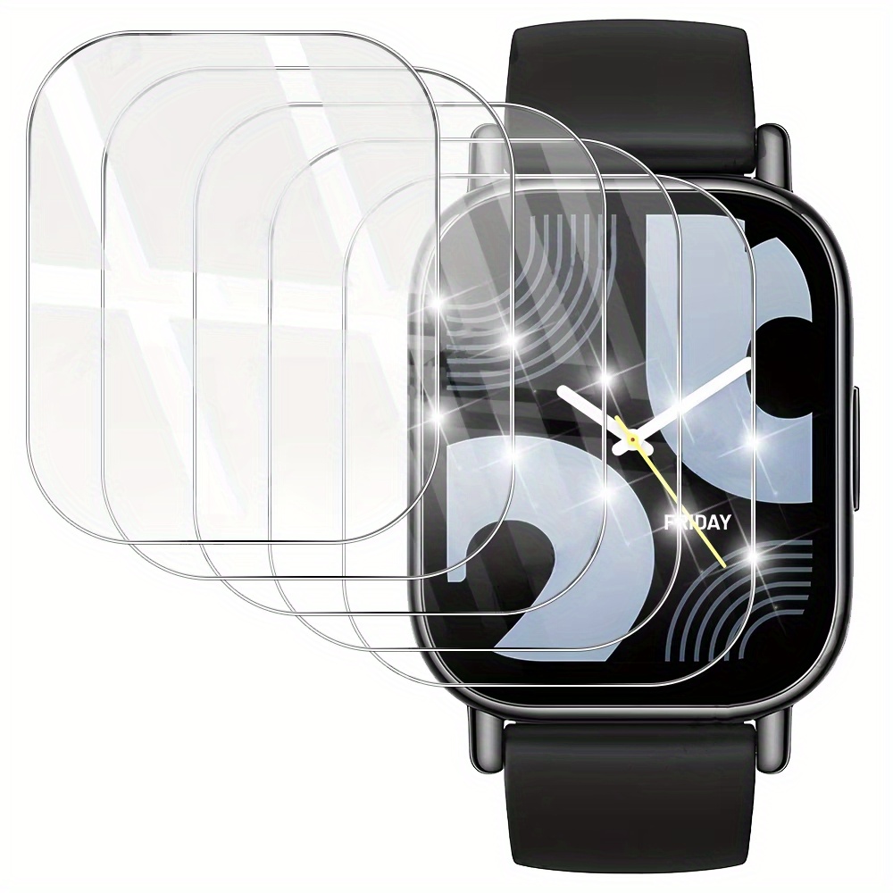 1-3pcs 9* Tempered Glass for Xiaomi Redmi Watch Lite/ Watch Clear HD  Glass Screen Protector Film Accessories