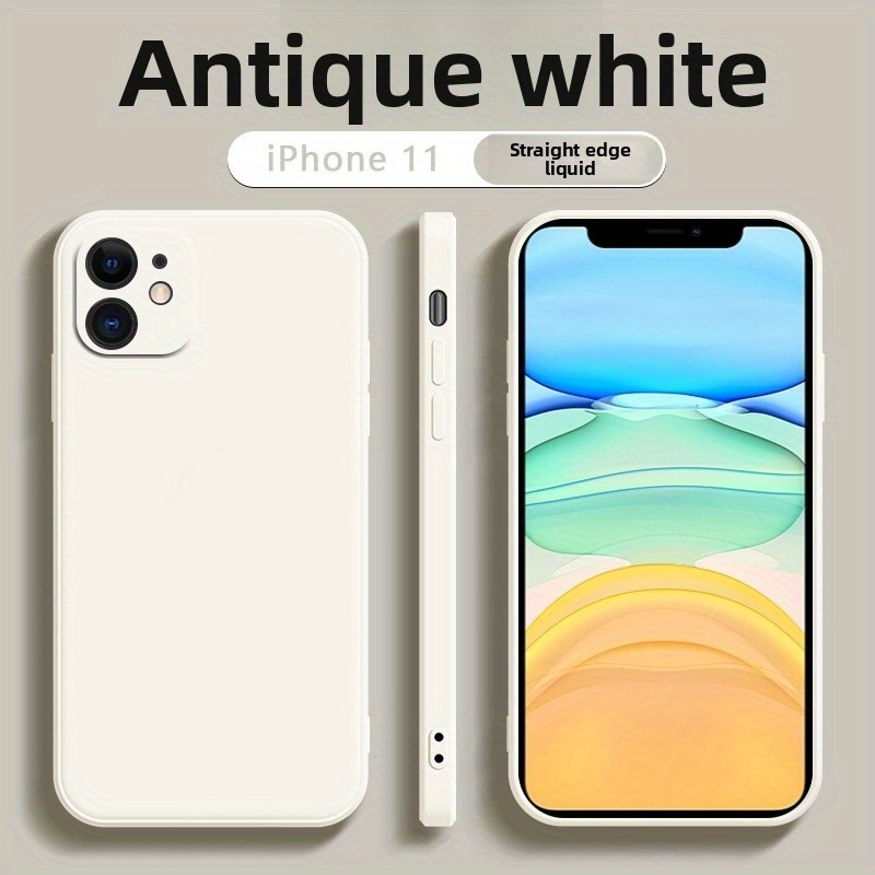 Soft Touch Liquid Silicone iPhone Case for 16/ 15/ 14/ 13/ 12 Pro Max Plus with Shockproof Protection Slim and Elegant Design