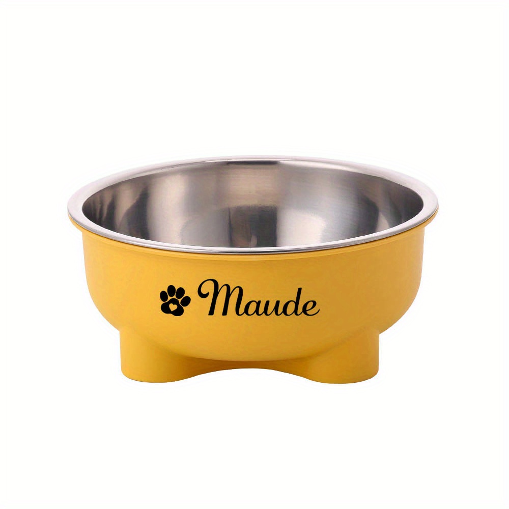 TEMU [custom ]custom , Personalized Pet Bowl Personalized Cat Bowl Custom Pattern Dog Bowl Personalized Pet Bowl