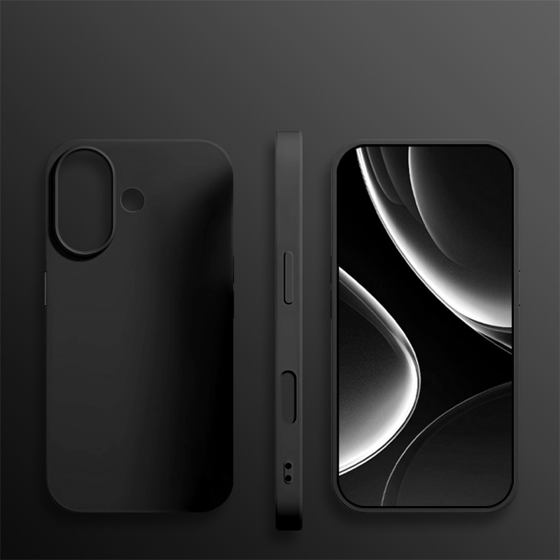 TEMU Phone Case - Phone Case: Luxury Original Phone Case, Suitable For Iphone 17 Pro 15 14 13 12 11 Pro Max 17 Air 15 16 Plus, Easy Solid Matte Phone