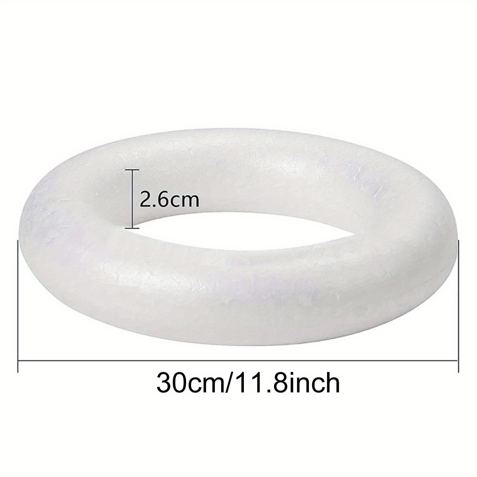foam wreath rings desktop stylish foam wreath form for crafting easter party 300mm