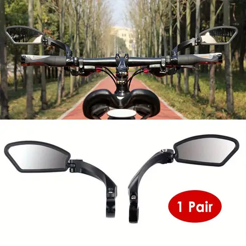 1 pair 2pcs handlebar s bike biking handlebar mount rotatable rear view