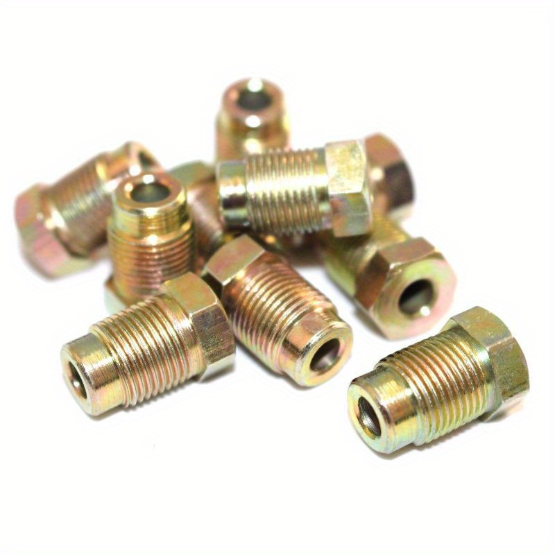 10pcs M12 Metric Brake Pipe Nuts for 1/4" Pipe