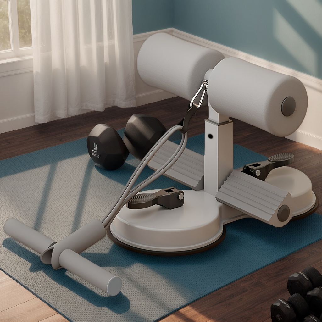 stainless steel sit up assist bar with dual suction cups adjustable   height home fitness equipment suitable for core exercises ideal as a gift for ramadan and christmas non rechargeable single package Product details 2