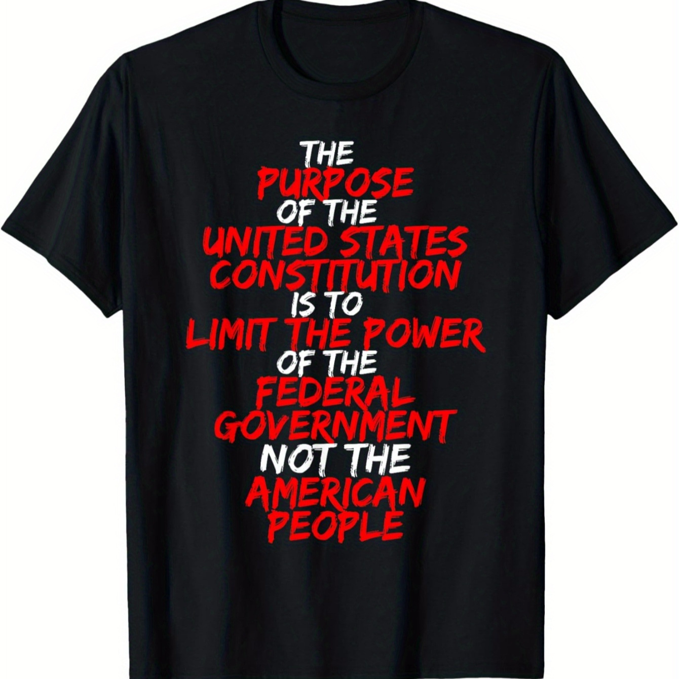 

Men's Breathable Cotton T-shirt With U.s. Print - Casual, Loose Neck Top For All