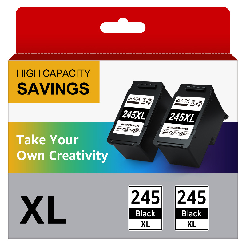 

2 245xl Ink Replacement For 245 Xl Pg-245 Xl Mx490 Mx492 Mg2522 Tr4520 Mg3022 Mg2520 Ts3100 Ts3122 Ts3300