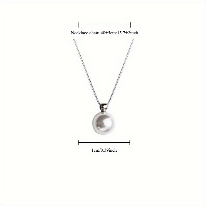 S925 Silver Light Synthetic Necklace Clavicle Chain Gift