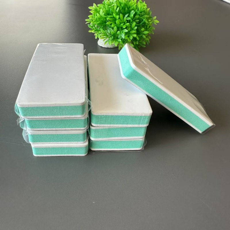 TEMU 8pcs Multifunctional Double-sided Sanding Block | High Elastic Sponge Material | Suitable For Curved Surface Single Wipe Brightness | Suitable