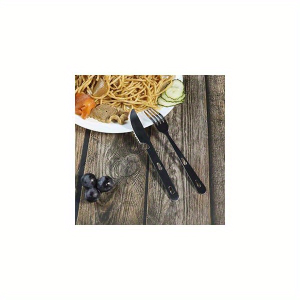 4- in- 1 camping utensils 3- pack, portable stainless steel spoon, fork, knife & bottle opener combo set, travel/ camping/ hiking/ picnic/ barbecue/ outdoor backpacking utensils with carrying bag, camping accessories and equipment, cutlery camping, picnic accessories, camping dishes, camping accessories travel utensils, barbecue tools, foldable utensils, lightweight cutlery,   steel, durable cutlery, portable cutlery, multitool utensils, picnic lovers, Product details 3