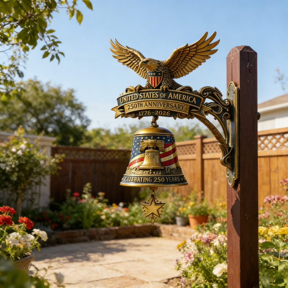 doorbell for the 250th anniversary metal wind chimes for the garden backyard porch decoration from 1776 to 2026 Product details 1