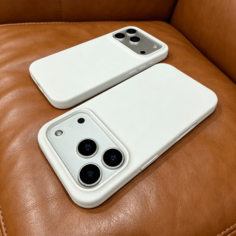Phone Case - Solid Color Phone Case Suitable For Iphone 17/17 Pro/17 Pro Max/17 Air 16/15/14/13/12/11 Series, Easy Anti-fall Unisex Protection, In Black, White, Gray, Yellow, Purple, And Blue