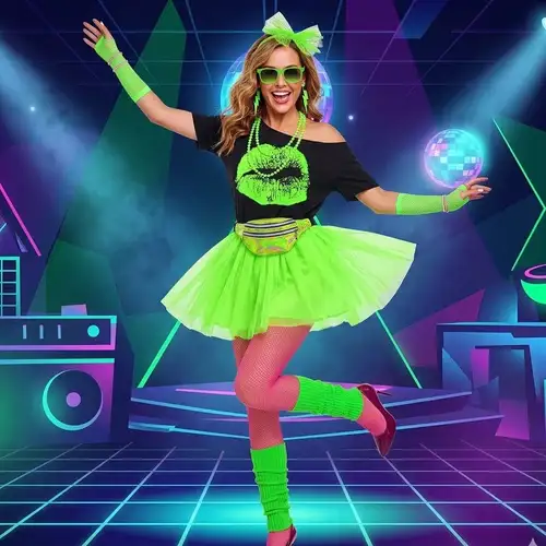 neon dress up ideas How to Dress Up The Neon Decade