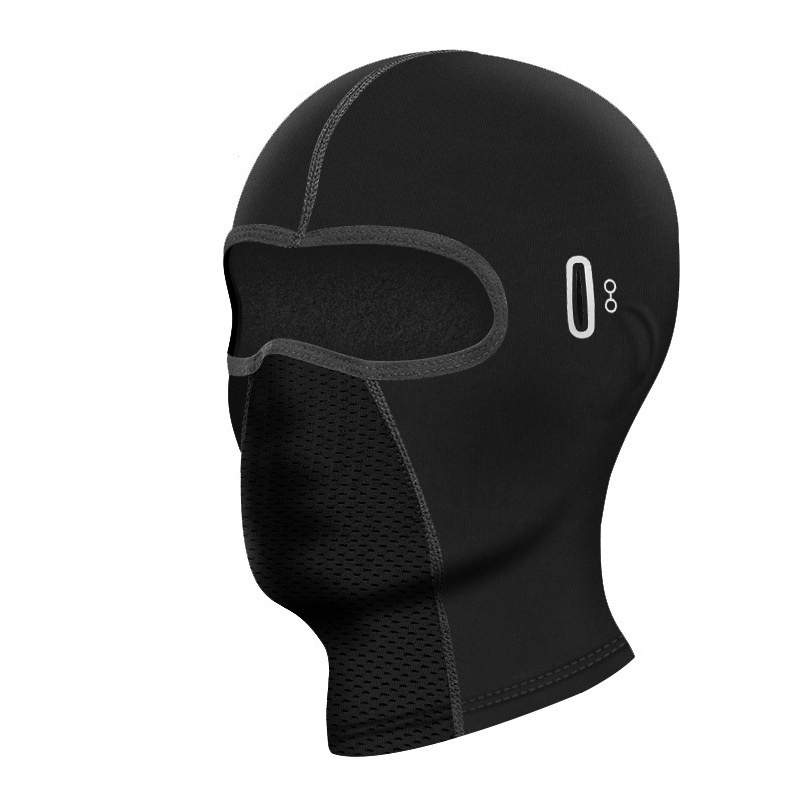 TEMU 1pc Winter Warm Fleece Balaclava Face Mask Neck Gaiter Helmet Liner Head Cover For Ski Hiking Bicycle Motorcycle
