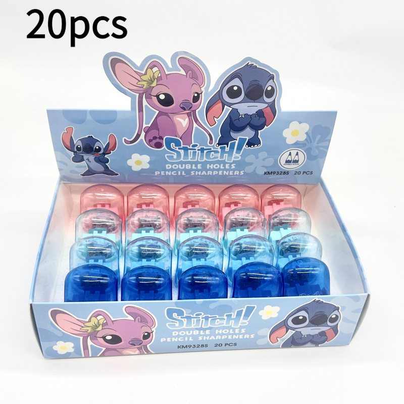 TEMU Ensemble de 20 crayons Disney, 1pc/2pcs/4pcs , crayons aiguisés amusants sur le thème de Stitch, petits crayons aiguisés pour le dessin et