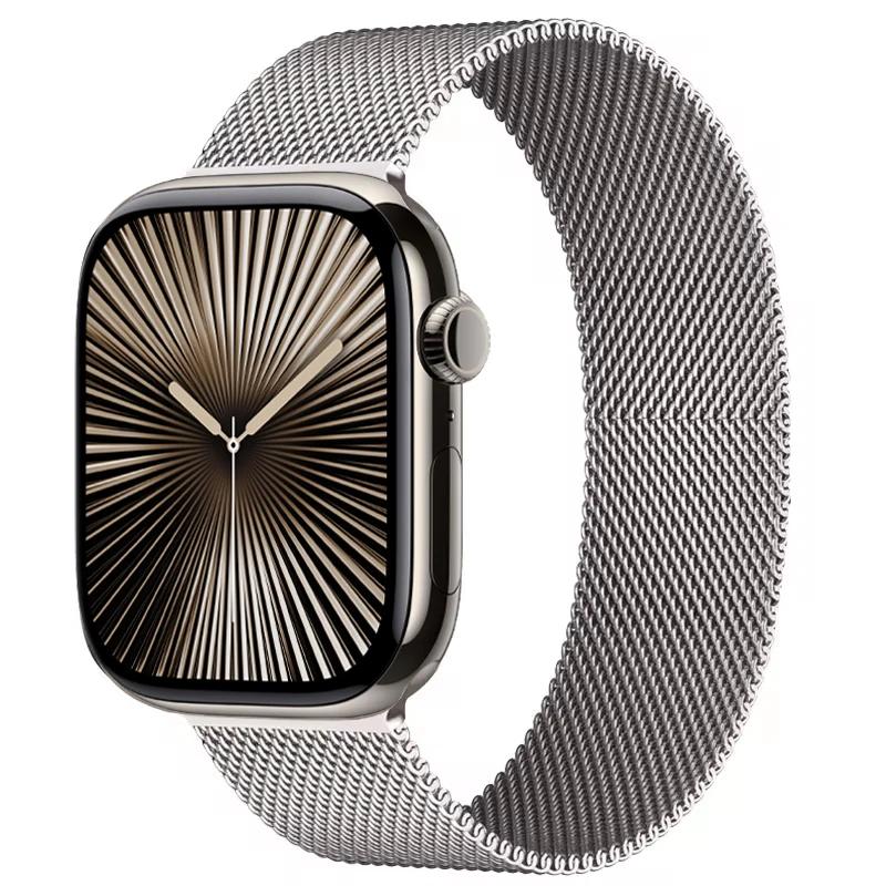 Image of For Watch Band 44mm 40mm 43mm 47mm 45mm 46mm 41mm 42mm 38mm 42mm 49mm Magnetic Loop Correa Bracelet Iwatch Series 12 11 10 8 9 7 6 5 4 Se 3 2 1 2 1 Strap