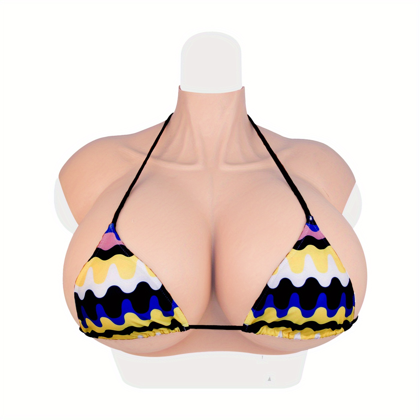 Huge Silicone Breastplate Big Areola Z Cup Giant Silicone Breast Forms For Crossdressers Cosplay Drag Queen Wheat Color Z Cup