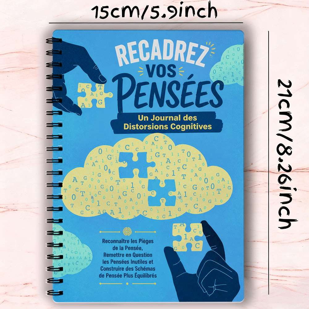 TEMU French Version Your A Cognitive Distortions Journal Awareness With Daily Check-ins Trigger Notes Review Alternative Perspectives And Mindset