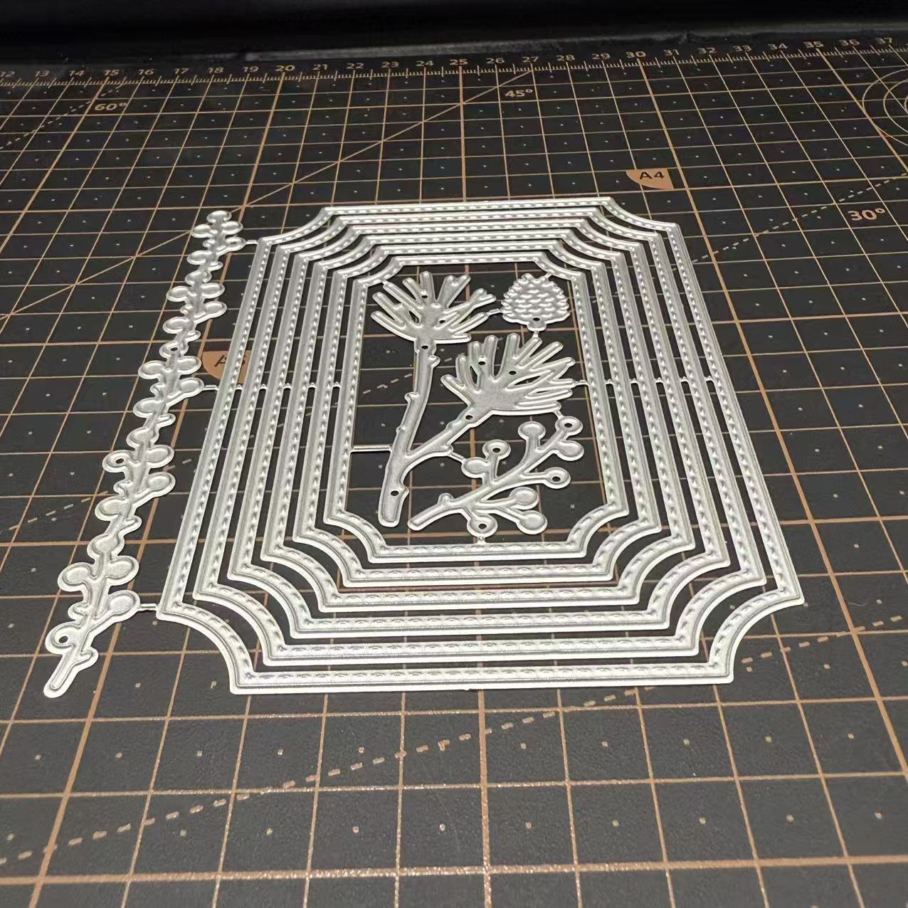 TEMU Stamps And Metal Cutting Dies For Decorative Scrapbooks And Photo Albums, Including A Stamp And Die Set For Card Making Crafts